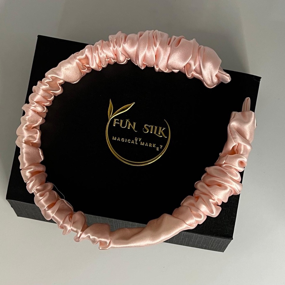 ORGANIC 100% PURE MULBERRY SILK HAIRBAND HEADWEAR BY FUN SILK